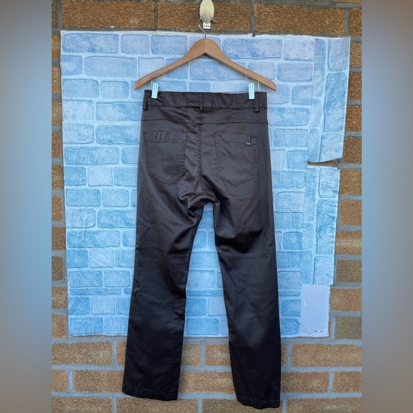 Bevy Flog exposed button fly vegan leather pants size 30 /10 - Picture 10 of 16